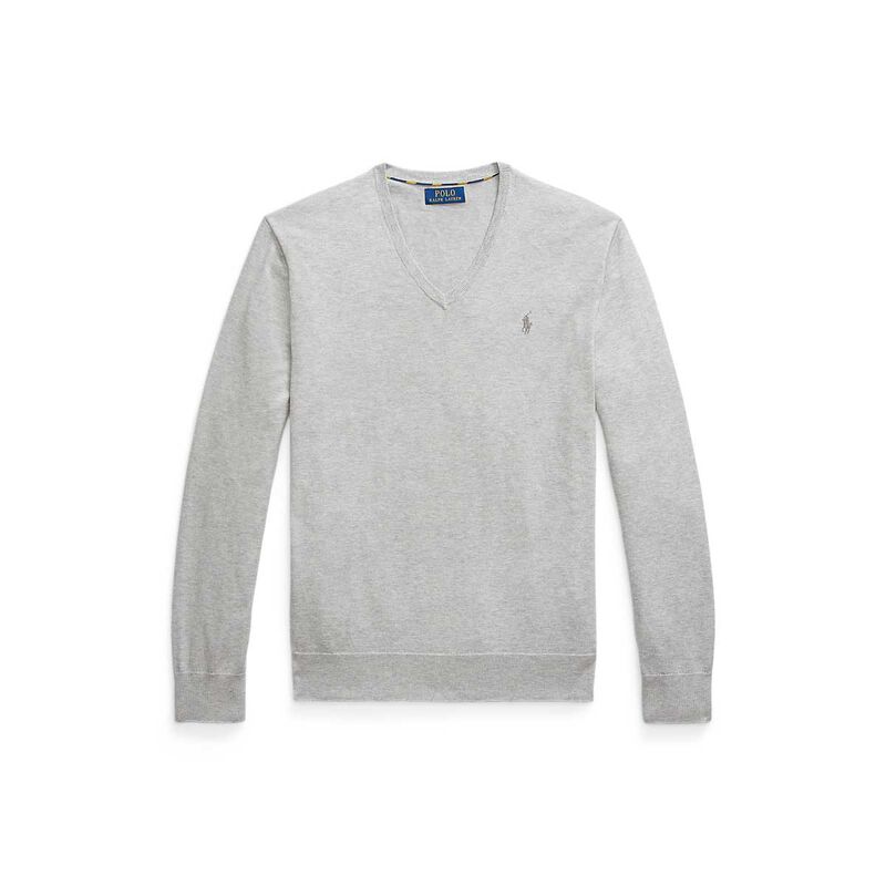Polo Ralph Lauren Slim Fit Cotton V-Neck Sweater image number 2